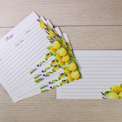 recipe cards