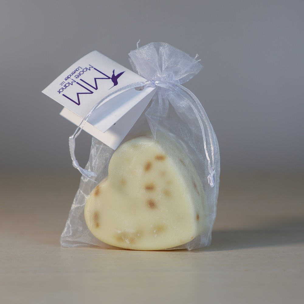 lavender heart soap
