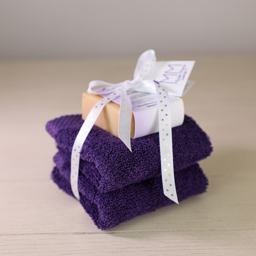 2 cloths & lavender soap