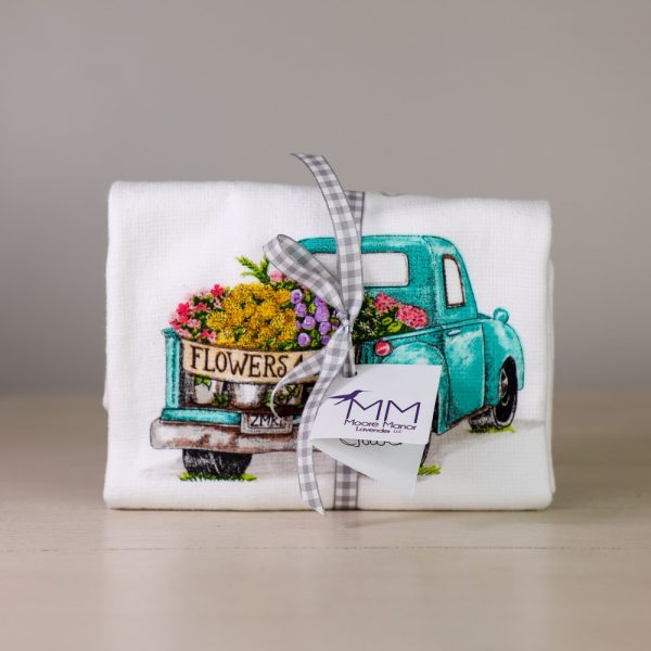 truck tea towel