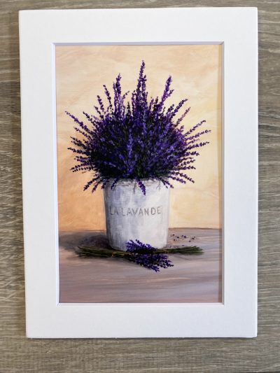 pot of lavender 4x6 print