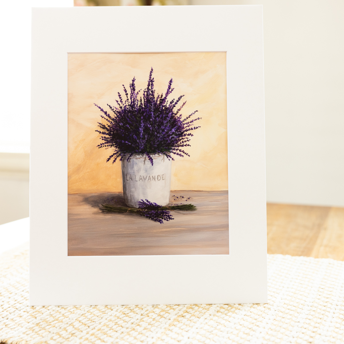 pot of lavender - print