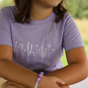 lavender youth shirt