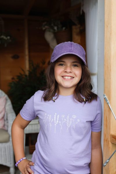 lavender youth shirt