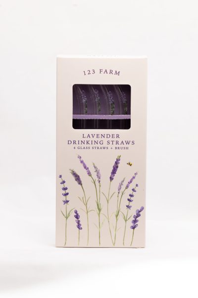 Lavender Drinking Straws