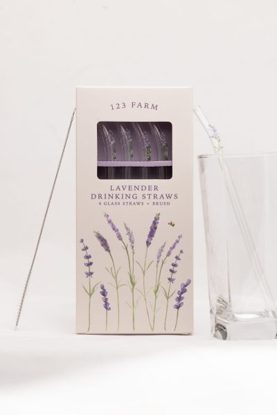 Lavender Drinking Straw - Straw and Brush