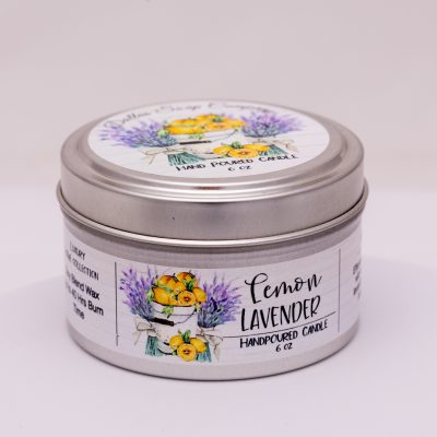 Lemon Lavender Hand-poured candle