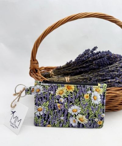 Lavender and Daisies Mini Wallet