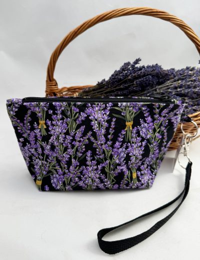 Lavender Wristlet back