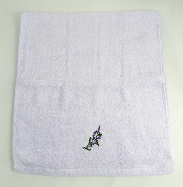 lavender spa towel