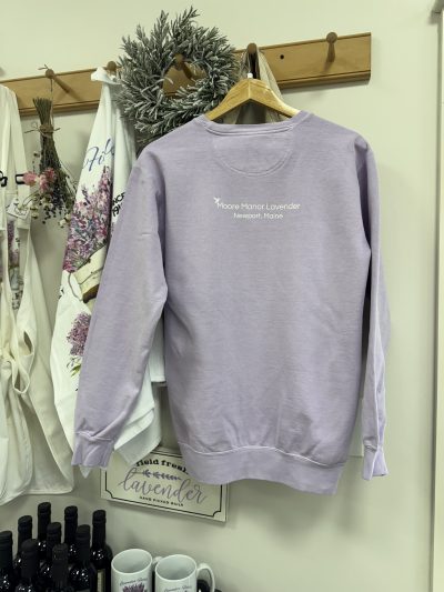 lavender crew neck